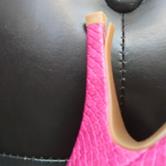 Jessica Simpson Josette Snakeskin Peeptoe Pumps - Picture 7 of 7